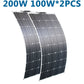 DGSUNLIGHT 100w 200w 12v portable Solar Panel Flexible 16V 800W plate CELLS Monocrystalline silicon