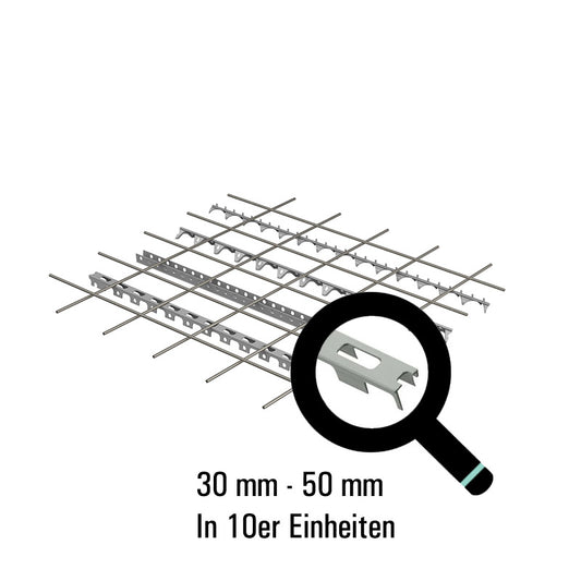 PVC Drunterleisten mit Aussparung - Typ IV